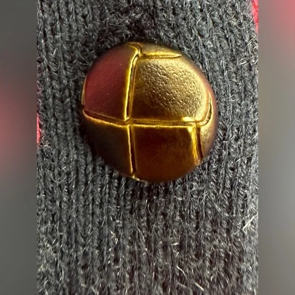 Vineyard Vines S Striped V-Neck Preppy CASHMERE Blend Pink Navy Henley Sweater - Picture 7 of 12